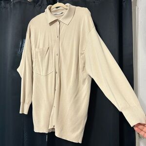 Zara oversized button shacket